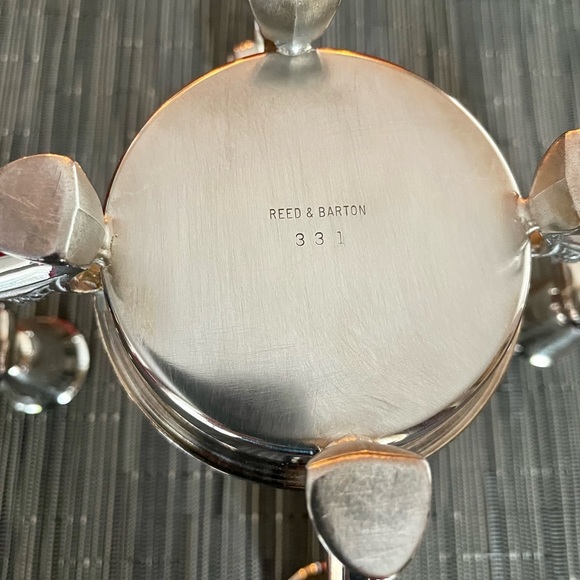 Reed and Barton Silver Plate 4 Candle Holder #331 - Picture 3 of 3